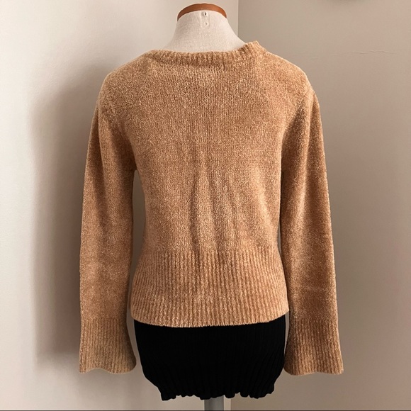 Retro Chenille V-Neck Pullover Sweater - Picture 5 of 6
